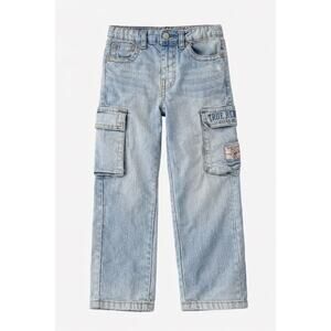 True Religion Ricky Relaxed Straight Leg Adjustable Waist Jeans Size 10